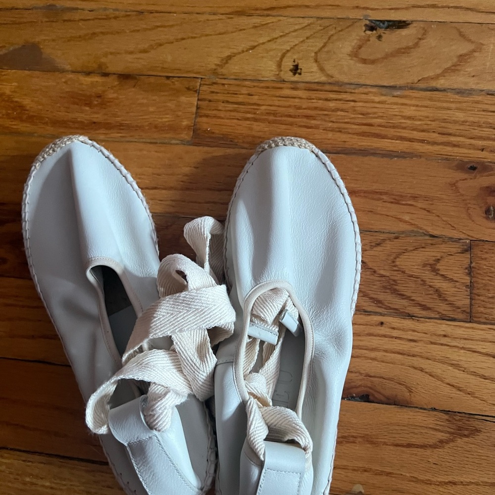 NWOT Hereu leather espadrilles
